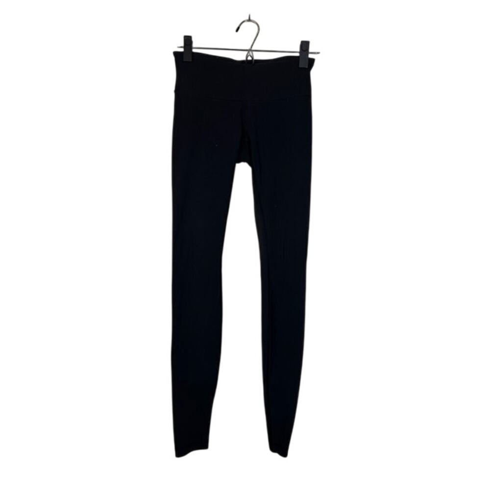 Lululemon Black Stretch Running Yoga Casual Leggings Women Sz 4